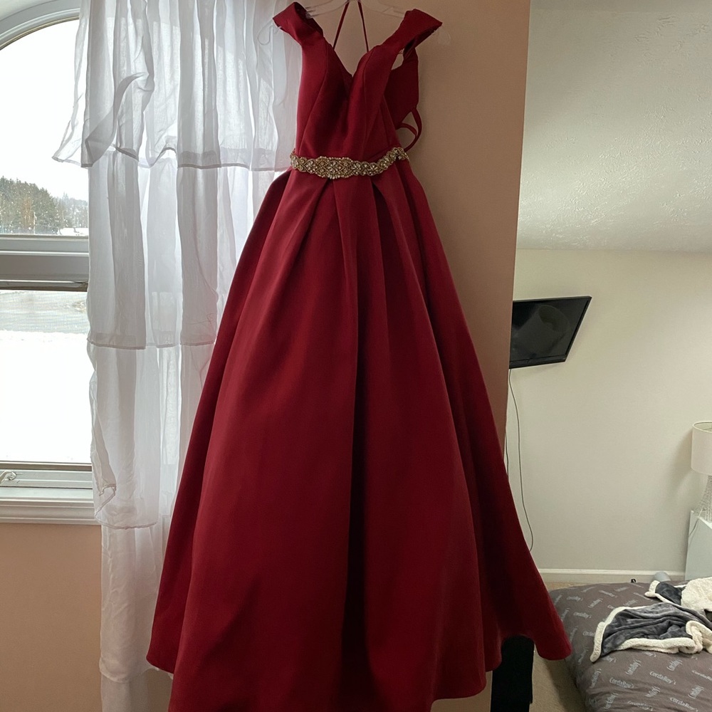 Red Ball Gown